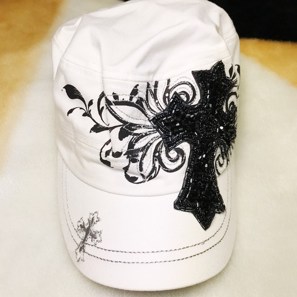Accessories - Beaded Cross Hat